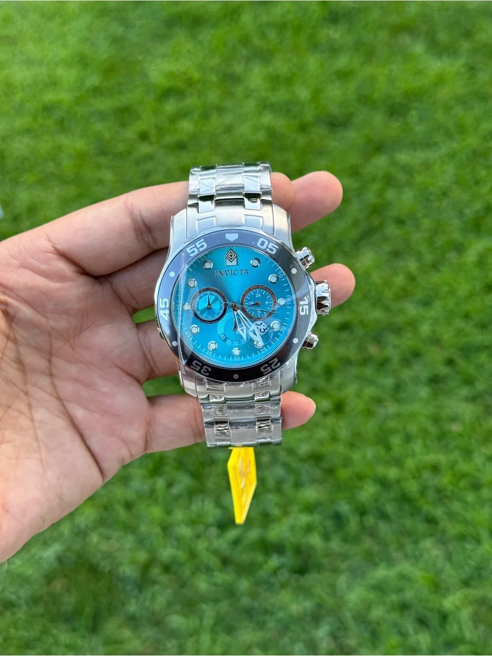 Invicta Men’s Turquoise Dial Stainless Steel pro diver  Watch